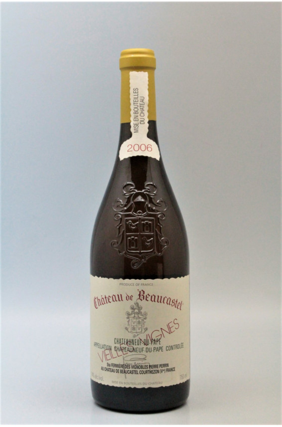 Beaucastel Châteauneuf du Pape Roussanne Vieilles Vignes 2006