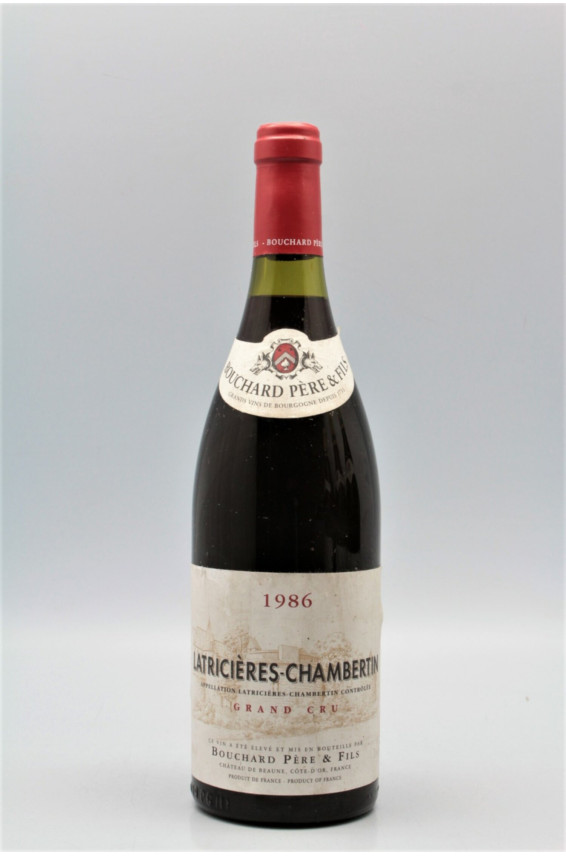 Bouchard P&F Latricières Chambertin 1986