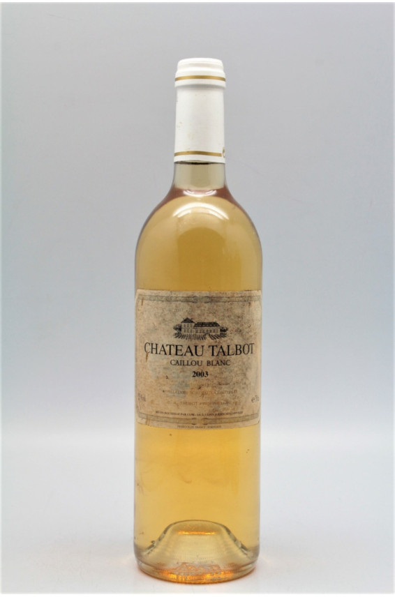 Talbot Caillou Blanc 2003 -5% DISCOUNT !