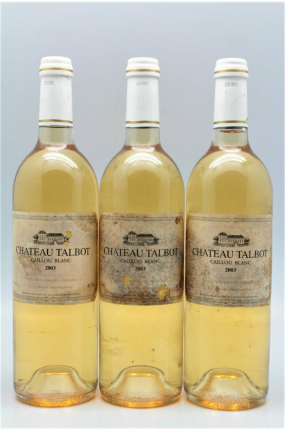 Talbot Caillou Blanc 2003 - PROMO -5% !