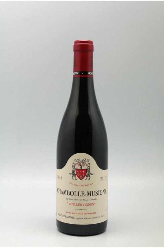 Geantet Pansiot Chambolle Musigny Vieilles Vignes 2012