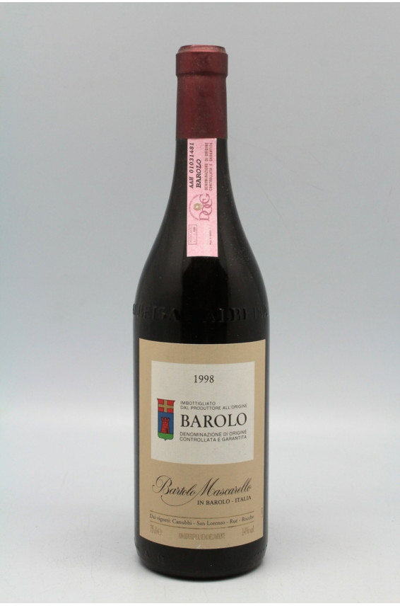 Bartolo Mascarello Barolo 1998