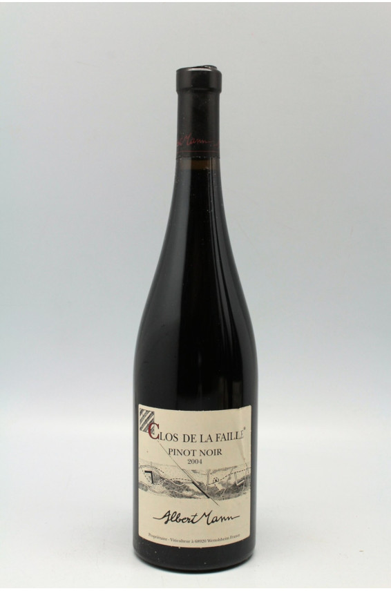 Albert Mann Alsace Pinot Noir La Faille 2004