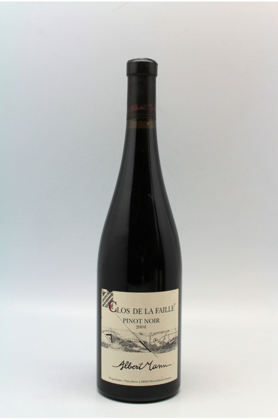 Albert Mann Alsace Pinot Noir La Faille 2004