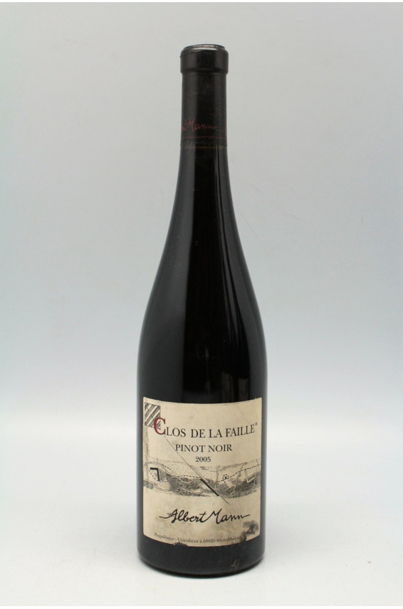 Albert Mann Alsace Pinot Noir La Faille 2005