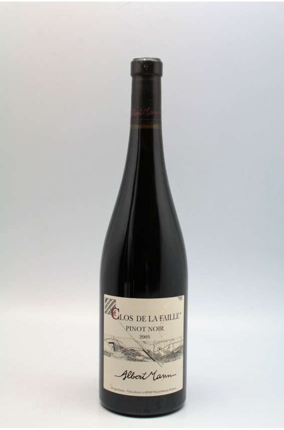 Albert Mann Alsace Pinot Noir La Faille 2005