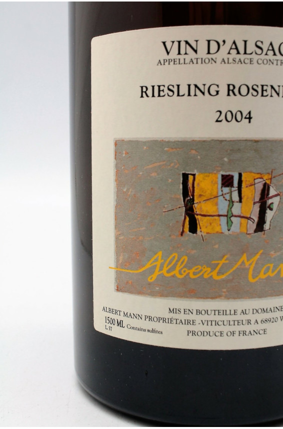 Albert Mann Alsace Riesling Rosenberg 2004 Magnum