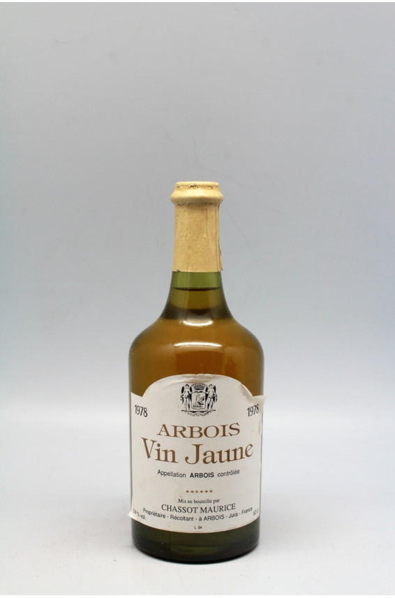 Chassot Maurice Arbois Vin Jaune 1978 62cl