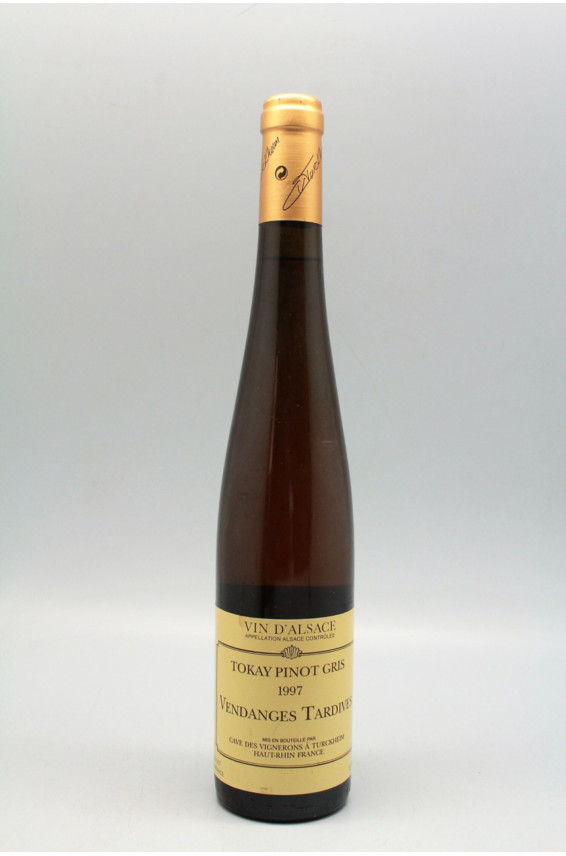 Cave des Vignerons à Turckheim Alsace Tokay Pinot Gris Vendanges Tardives 1997 50cl