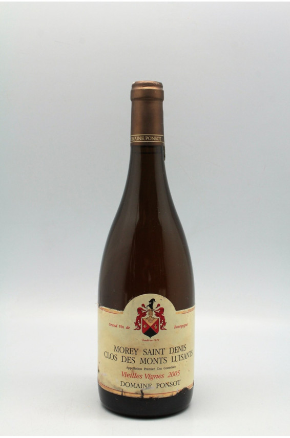 Ponsot Morey Saint Denis 1er cru Clos Des Monts Luisants Vieilles Vignes 2005 blanc -5% DISCOUNT !