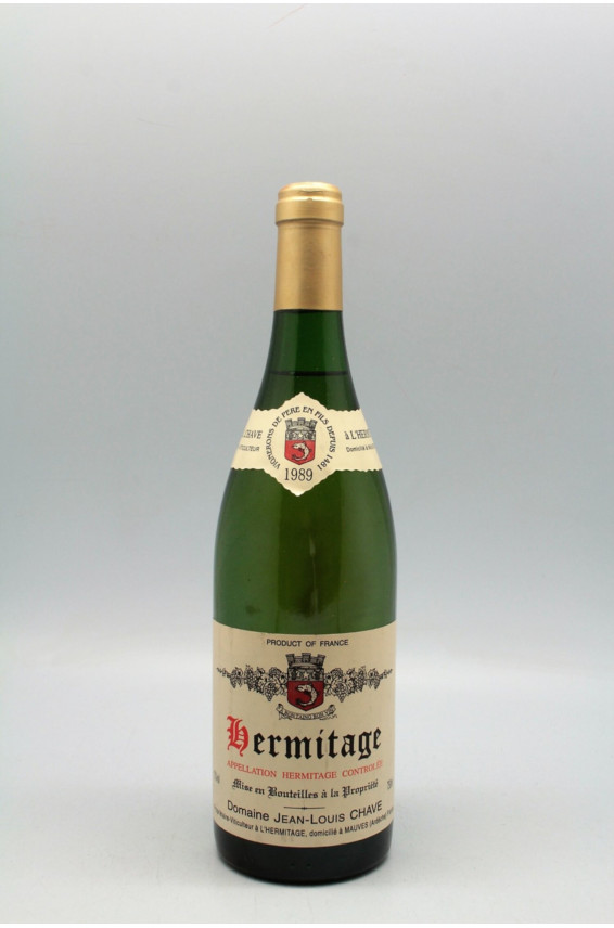 Jean Louis Chave Hermitage 1989 blanc