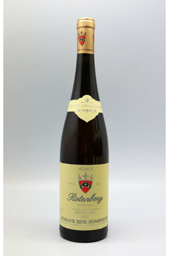Zind Humbrecht Alsace Pinot Gris Rotenberg 2005