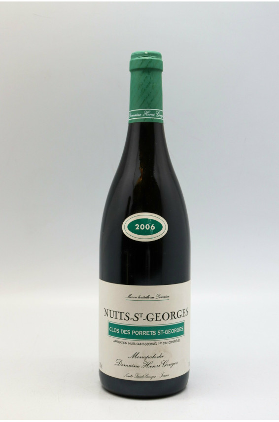 Henri Gouges Nuits Saint Georges 1er cru Clos des Porrets Saint Georges 2006