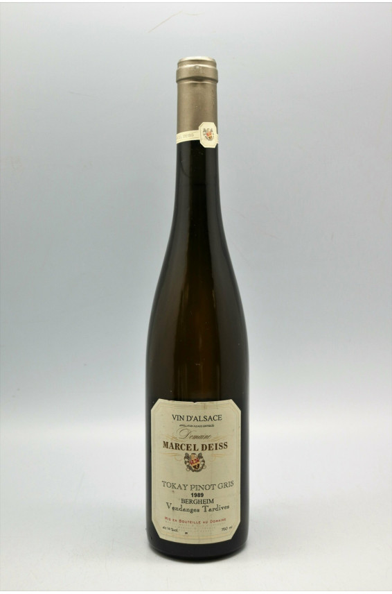 Marcel Deiss Alsace Tokay Pinot Gris Bergheim Vendanges Tardives 1989