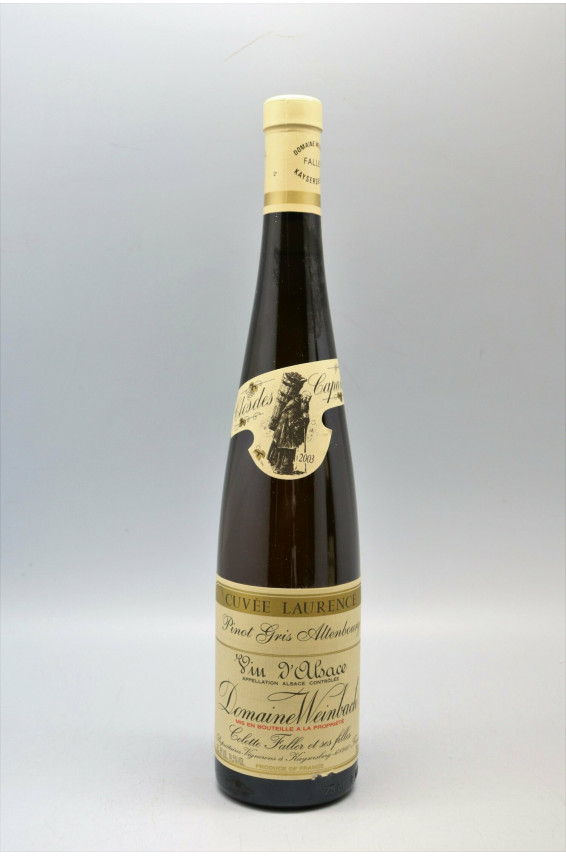 Weinbach Alsace Pinot Gris Altenbourg Cuvée Laurence 2003