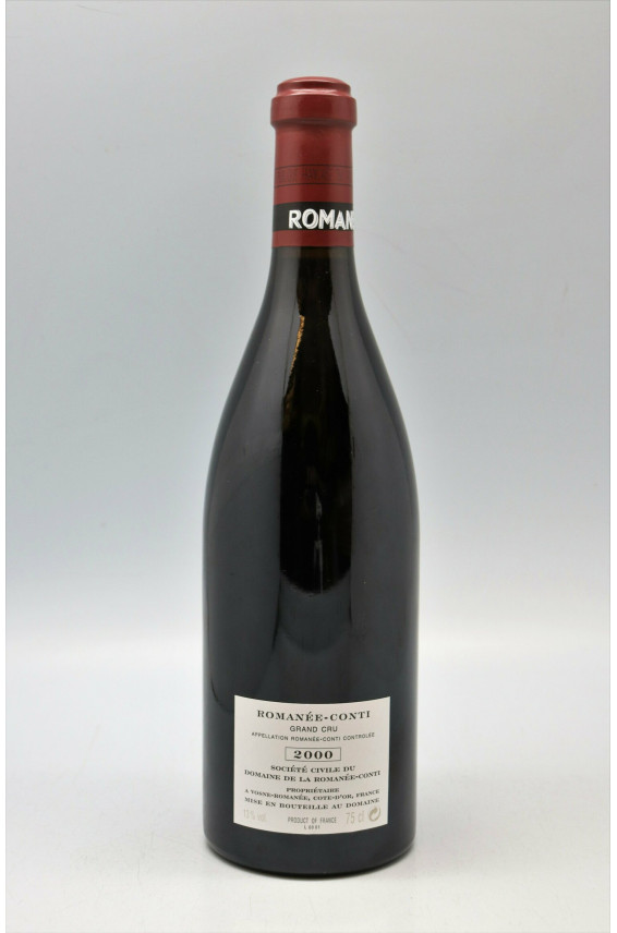 Romanée Conti 2000 Assortment 12 Bottles (1 RC, 3 T, 2 R, 2 RSV, 2 GE, 2 E)