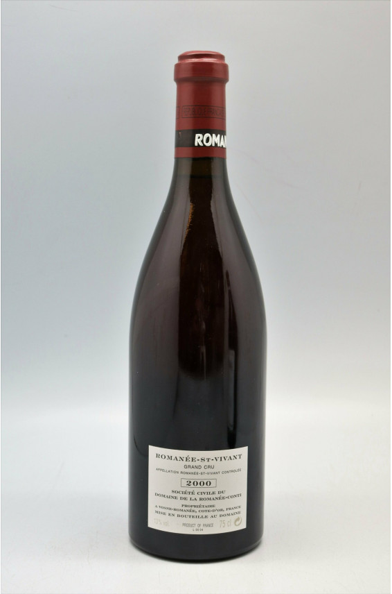 Romanée Conti 2000 Assortiment 12 Bouteilles (1 RC, 3 T, 2 R, 2 RSV, 2 GE, 2 E)