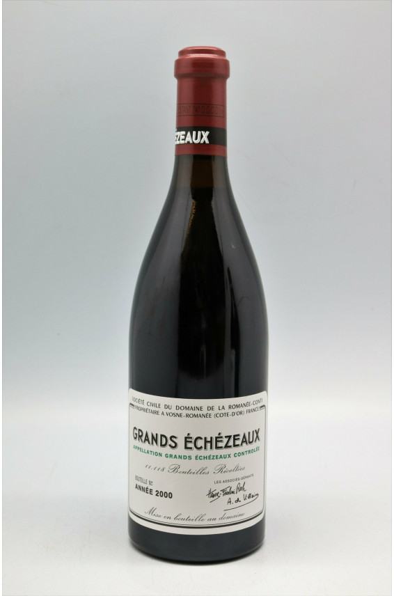 Romanée Conti 2000 Assortment 12 Bottles (1 RC, 3 T, 2 R, 2 RSV, 2 GE, 2 E)
