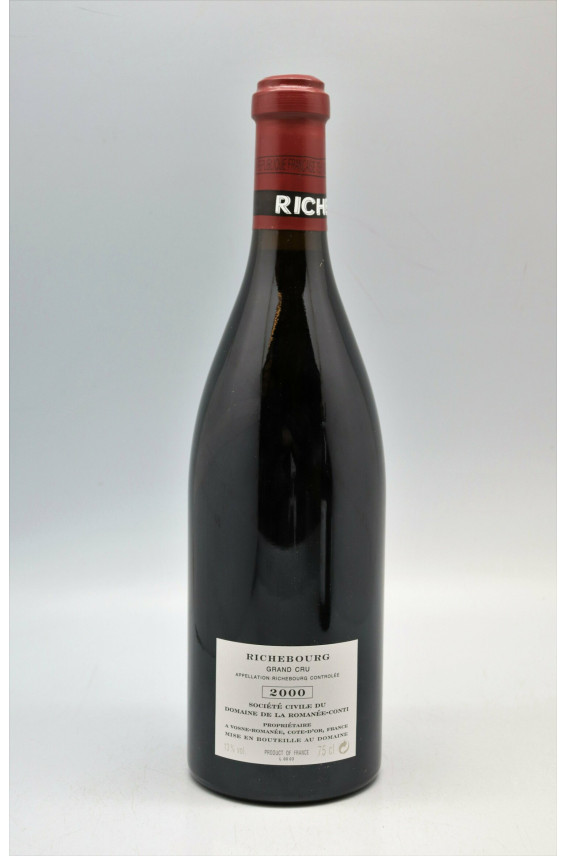 Romanée Conti 2000 Assortment 12 Bottles (1 RC, 3 T, 2 R, 2 RSV, 2 GE, 2 E)