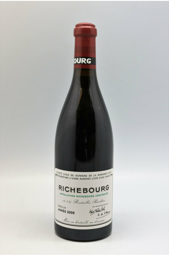 Romanée Conti 2000 Assortment 12 Bottles (1 RC, 3 T, 2 R, 2 RSV, 2 GE, 2 E)
