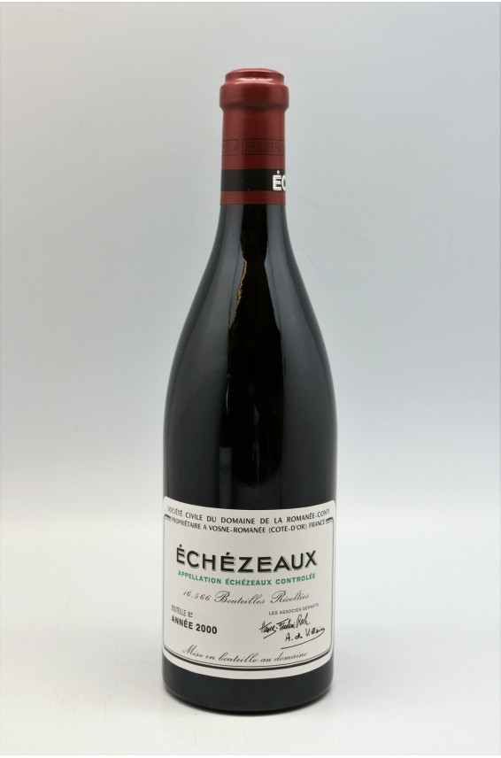 Romanée Conti 2000 Sortido 12 Garrafas (1 RC, 3 T, 2 R, 2 RSV, 2 GE, 2 E)