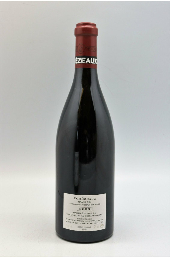 Romanée Conti 2000 Assortiment 12 Bouteilles (1 RC, 3 T, 2 R, 2 RSV, 2 GE, 2 E)
