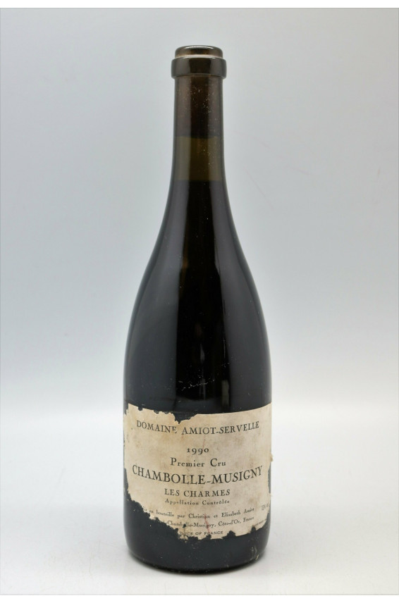 Amiot Servelle Chambolle Musigny 1er cru Les Charmes 1990 -10% DISCOUNT !