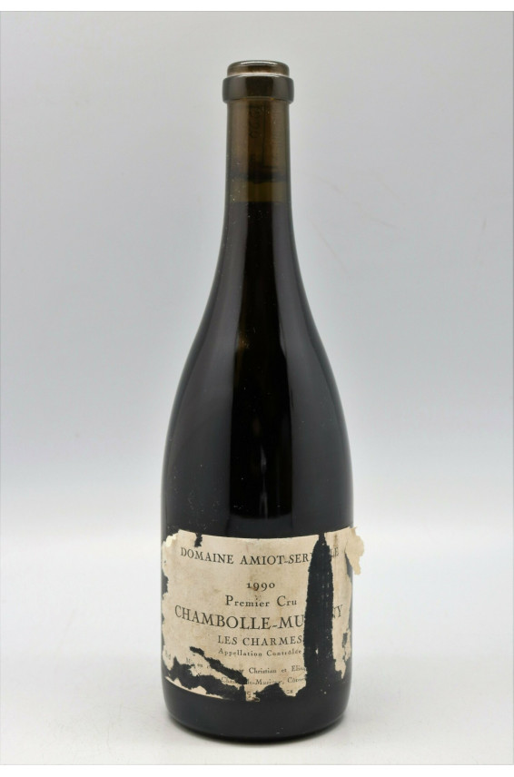 Amiot Servelle Chambolle Musigny 1er cru Les Charmes 1990 -10% DISCOUNT !