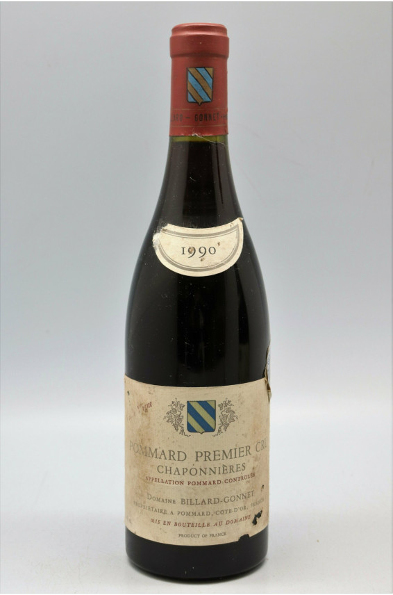 Billard Gonnet Pommard 1er cru Les Chaponnières Vieilles Vignes 1990 -5% DISCOUNT !