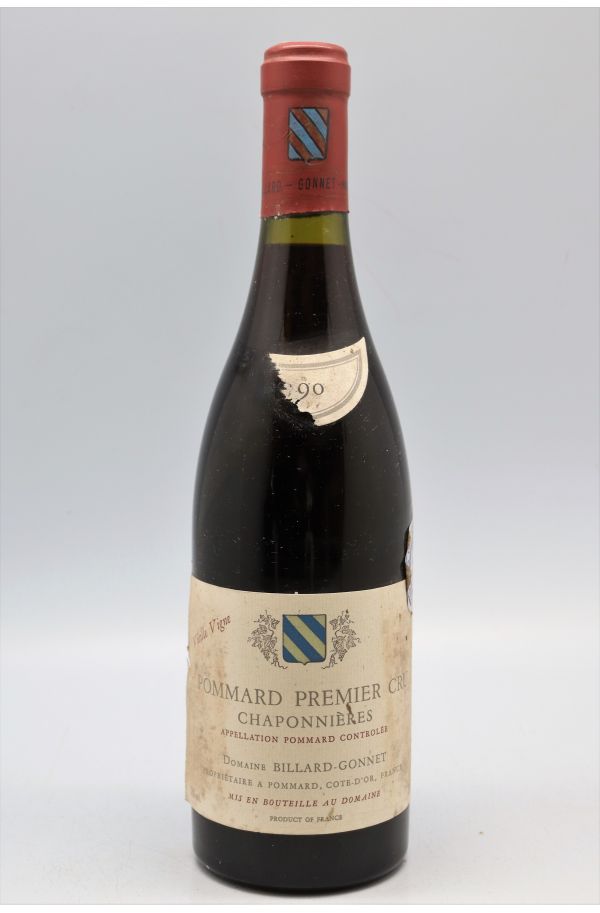 Billard Gonnet Pommard 1er cru Les Chaponnières Vieilles Vignes