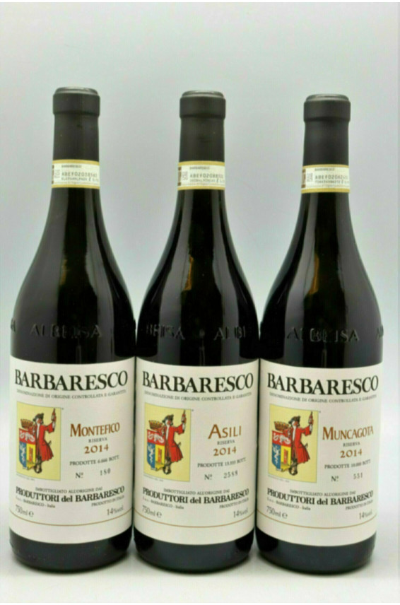 Produttori del Barbaresco Barbaresco Crus Set 9 bouteilles 2014