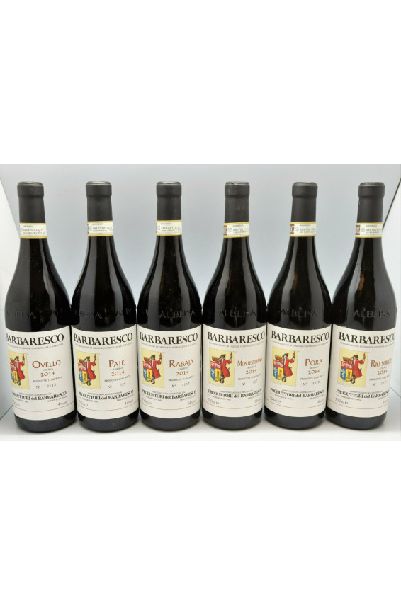 Produttori del Barbaresco Barbaresco Crus Set 9 bottles 2014