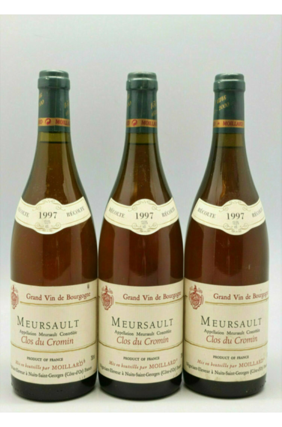 Moillard Meursault Clos du Cromin 1997