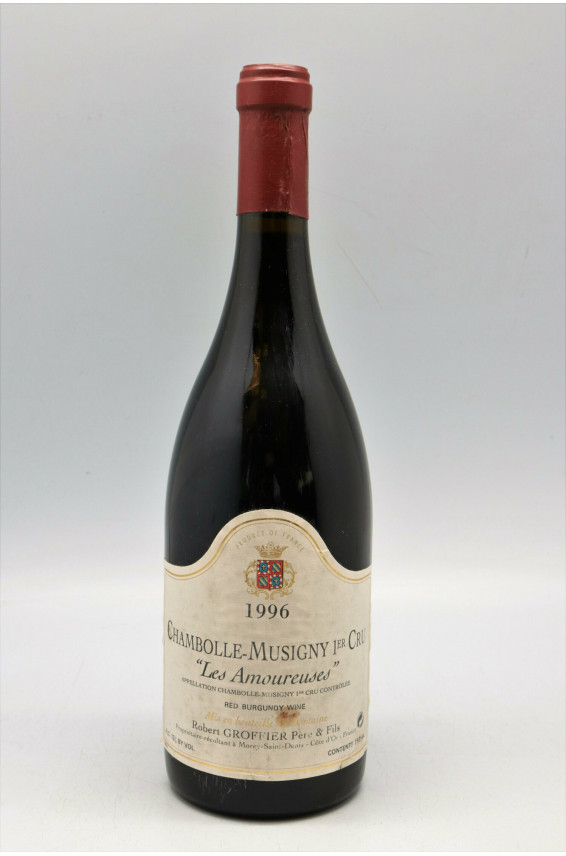 Groffier Chambolle Musigny 1er cru Les Amoureuses 1996 -5% DISCOUNT !