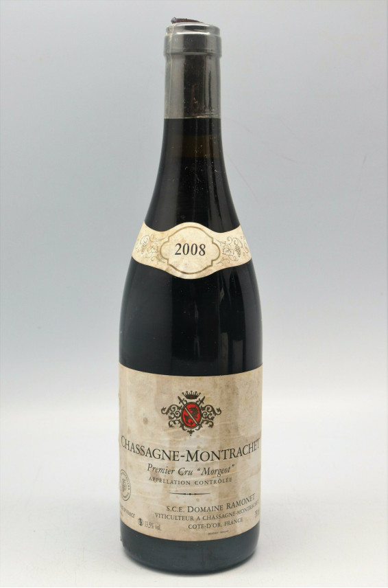 Ramonet Chassagne Montrachet 1er cru Morgeot 2008 rouge -5% DISCOUNT !