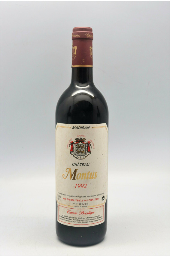 Montus Madiran Cuvée Prestige 1992