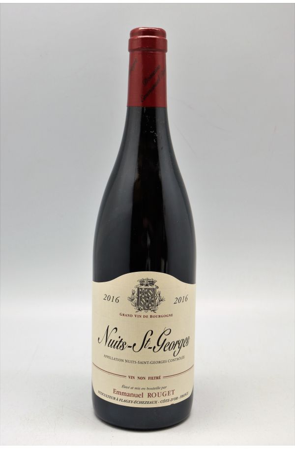 Emmanuel Rouget Nuits Saint Georges 2016