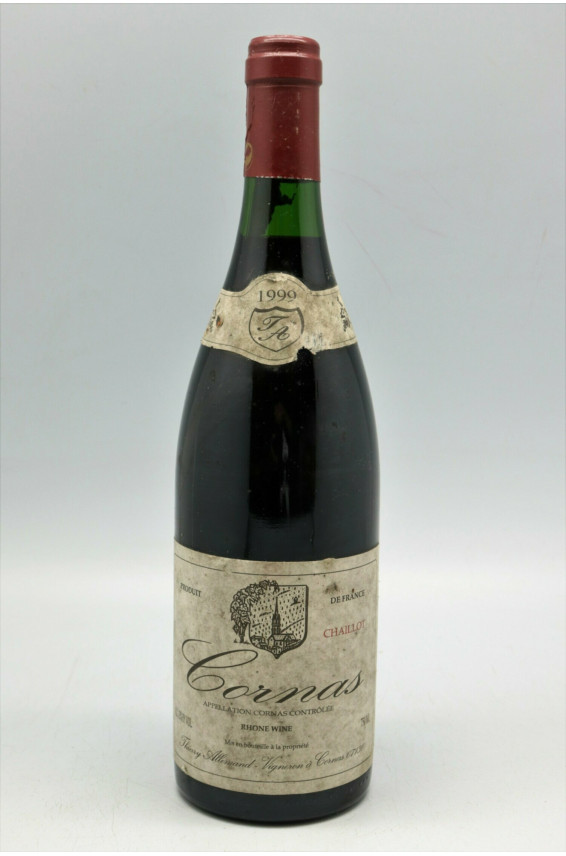 Thierry Allemand Cornas Chaillot 1999 -10% DISCOUNT !