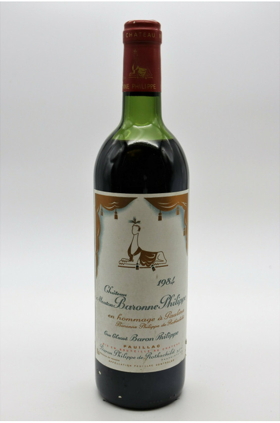 Mouton Baronne Philippe 1984 -15% DISCOUNT !