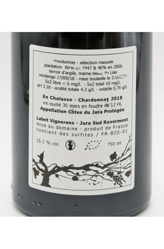 Labet Côtes du Jura Chardonnay En Chalasse Vieilles Vignes 2018