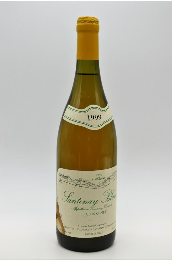 Brenot PH Santenay Le Clos Genet 1999 Blanc - PROMO -10% !