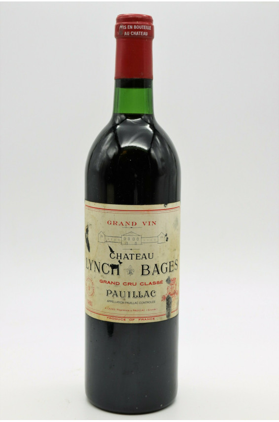 Lynch Bages 1981 -10% DISCOUNT !