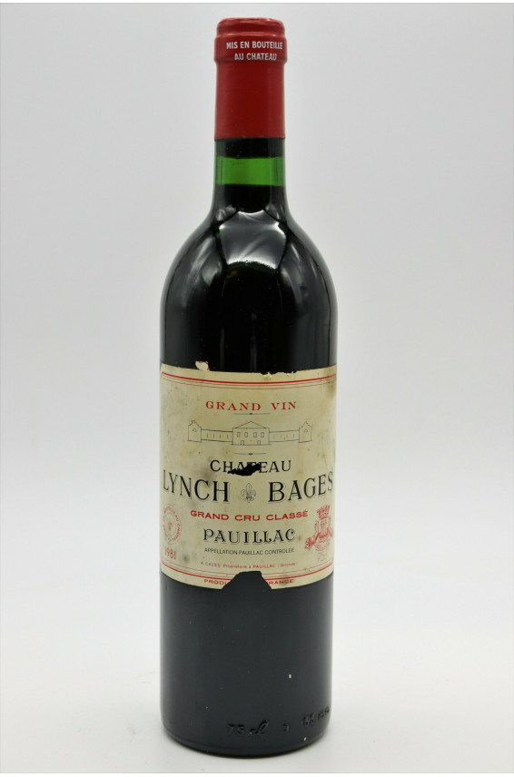 Lynch Bages 1981 -10% DISCOUNT !
