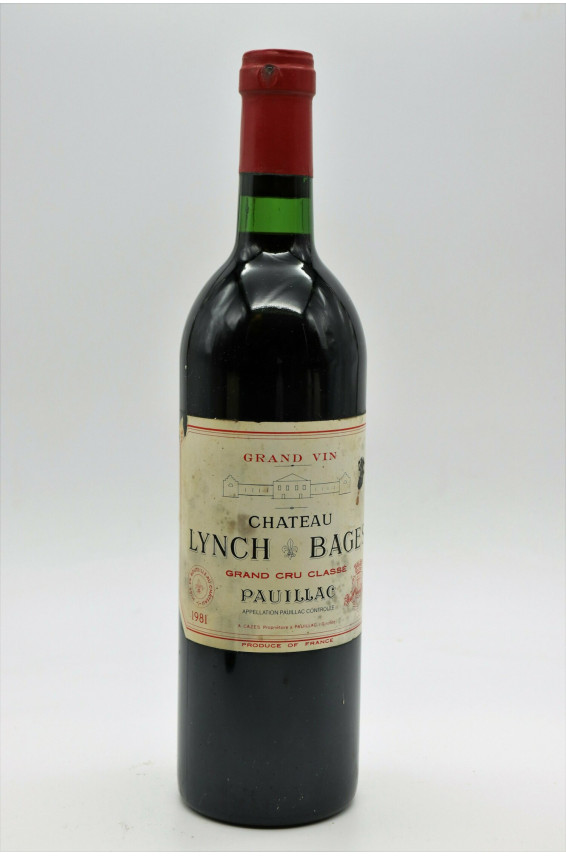 Lynch Bages 1981 -5% DISCOUNT !