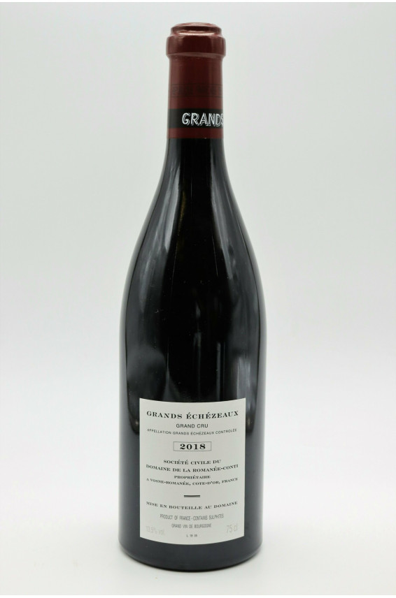 Romanée Conti Grands Echezeaux 2018