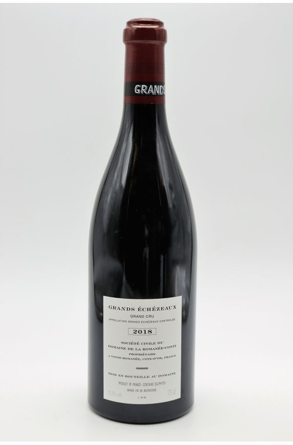 Romanée Conti Grands Echezeaux 2018