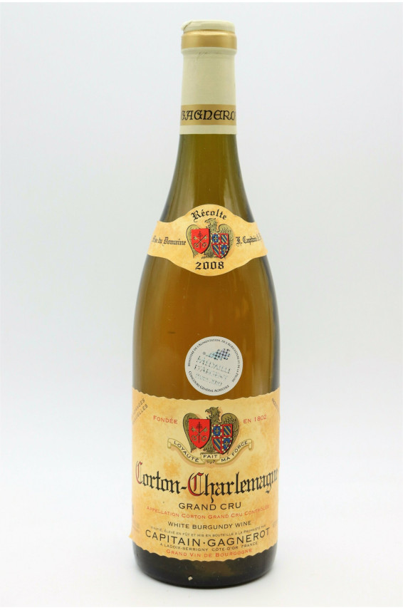 Capitain Gagnerot Corton Charlemagne 2008