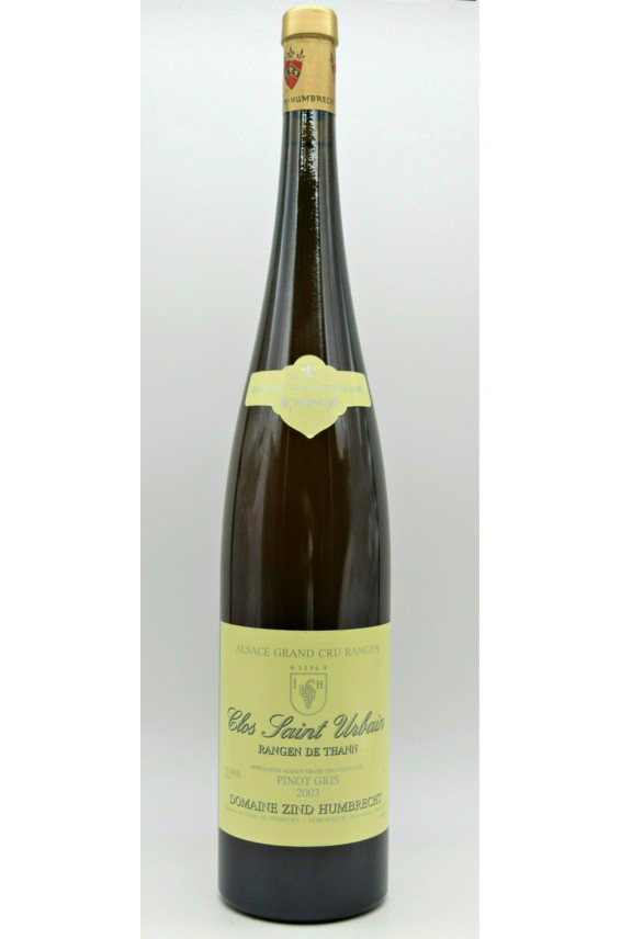 Zind Humbrecht Alsace Grand Cru Pinot Gris Rangen de Thann Clos Saint Urbain 2003 Magnum