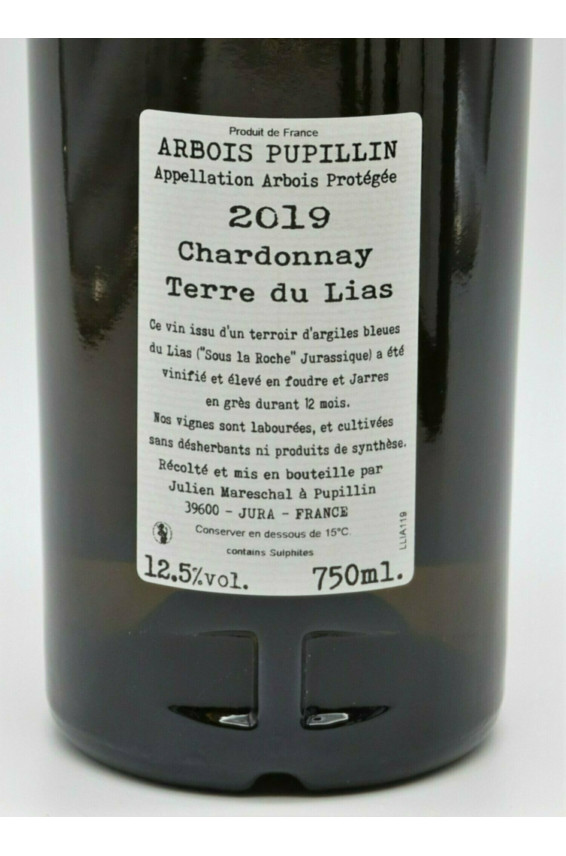 La Borde Arbois Pupillin Chardonnay Terre du Lias 2019