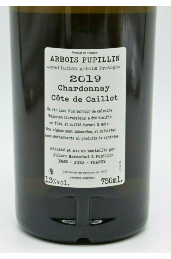La Borde Arbois Pupillin Chardonnay Caillot 2019
